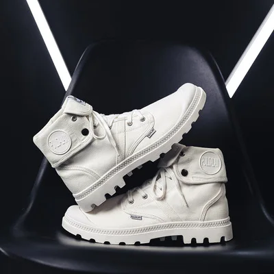 

Walking shoes and shoes Autumn men's British style trend men's boots leisure retro overalls Martin boots high-top men's shoes