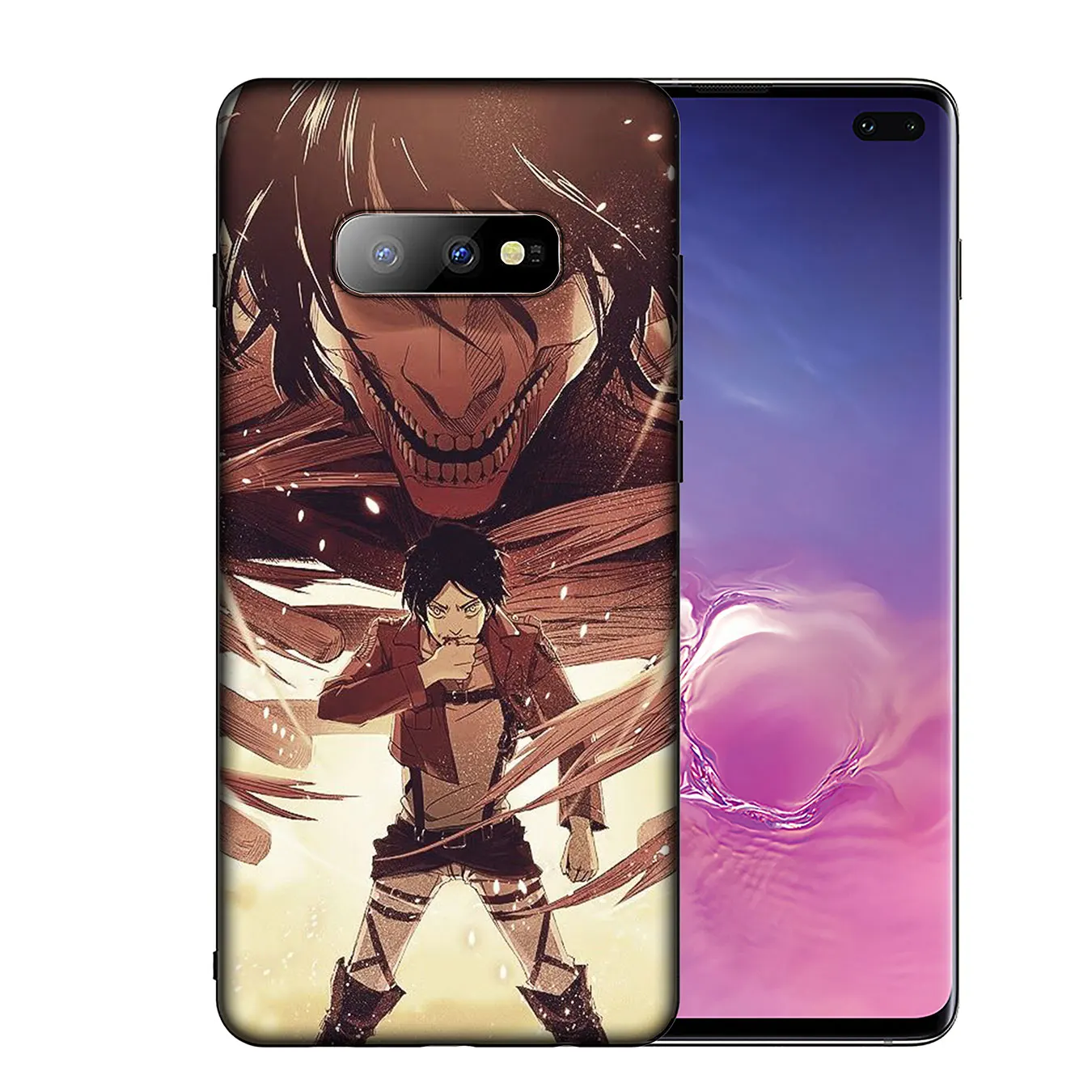 IYICAO Anime attack on Titan Soft Silicone Phone Case for Samsung Galaxy S20 Ultra S10e S9 S8 Plus S6 S7 Edge S10 Lite Cover | Мобильные