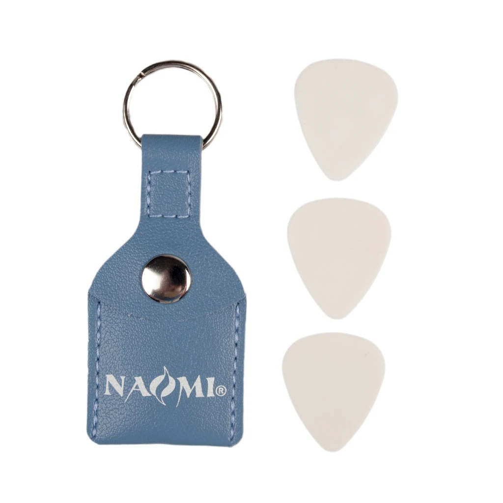 5 комплектов медиаторов для гитары из искусственной кожи цепочка ключей