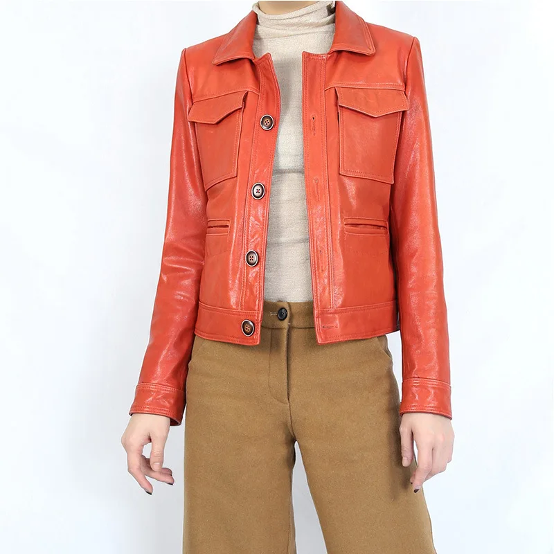 Пальто из натуральной овечьей кожи Женская куртка женская одежда 2020 Женское