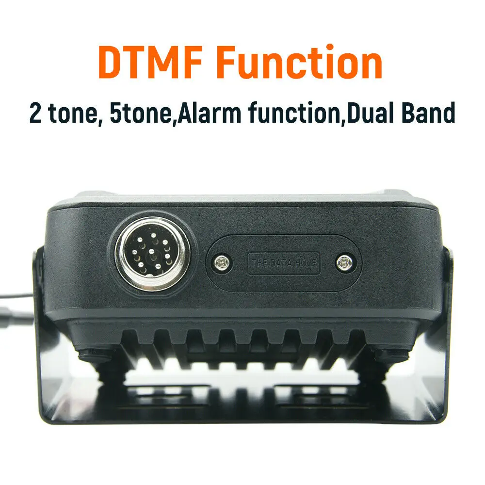 Mini Mobile Radio For QYT KT-WP12 25W 200 Channels VHF UHF Dual Band Car Ham Radio