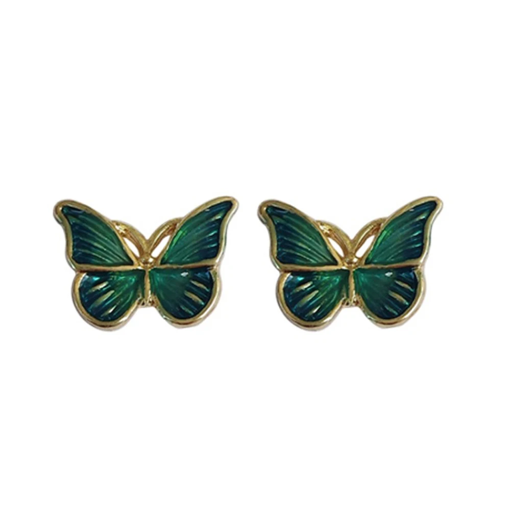 

Korean Elegant Cute Butterfly Stud Earrings For Women Girls 2021 Fashion Sweet Cute Earrings Jewelry Gifts Small Fresh Sweet