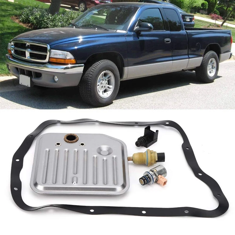 

Transmission Solenoid Set Governor Pressure Sensor Filter Kit 46RE/47RE/48RE Fit for DAKOTA 5.9L 46RE A518