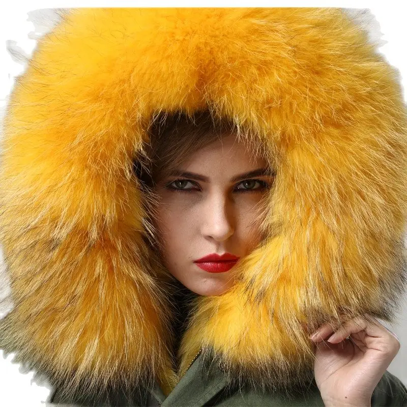 Рисунок 6 - Роскошная желтая парка с подкладкой