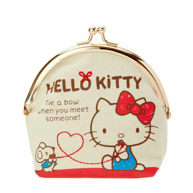 Рисунок Hello Kitty Мини милый мультяшный кошелек металлической пряжкой Монета Сумка