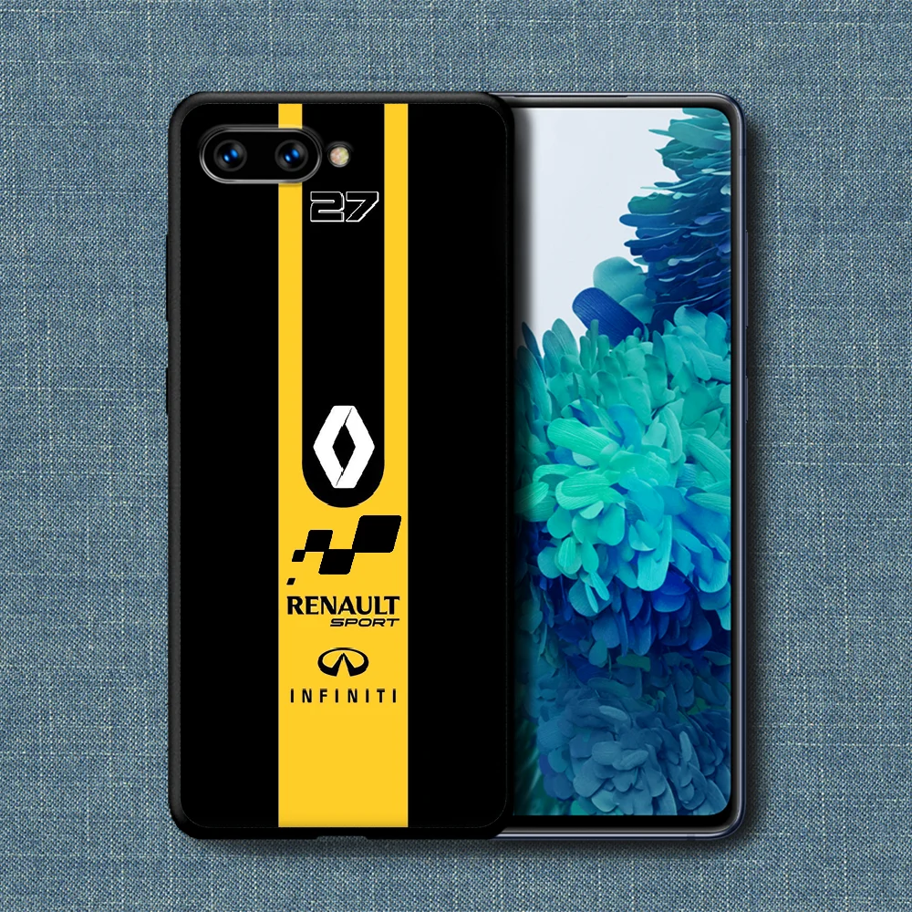 

Renault Car Logo Phone Case For Huawei Honor 6A 7A 7C 8 8A 8X 9 9X 10 10i 20 Lite Pro Play black Funda Painting Hoesjes Luxury