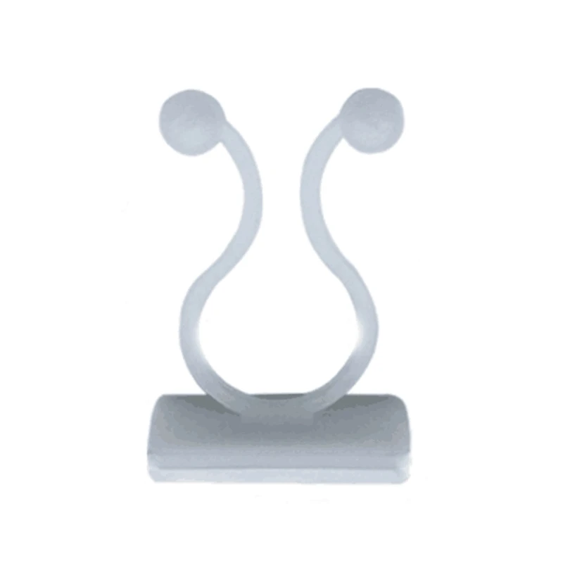 

E8BD 100 шт., настенный фиксатор для подъема растений, невидимые лозы, самоклеящиеся клеящиеся крючки, держатель для поддержки, украшение для до...