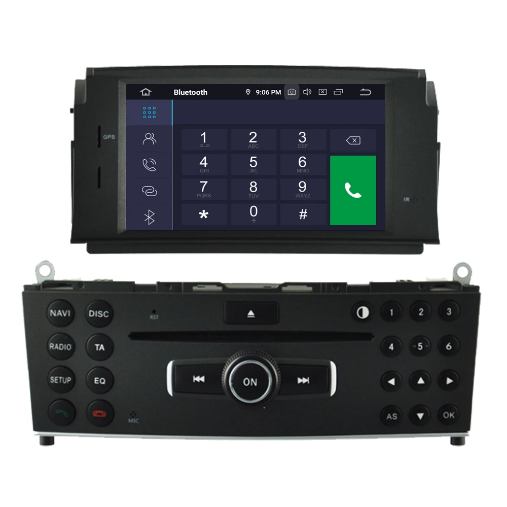 Автомобильный мультимедийный плеер на Android для Mercedes Benz C Class W204 C180 C200 C220 C230 C240 C250 C280