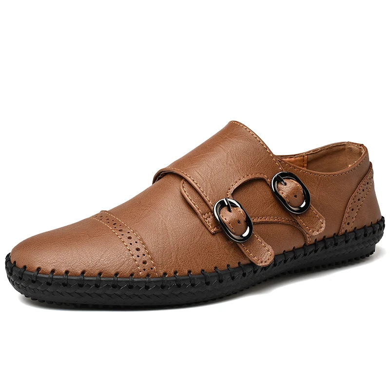 

Мужская обувь из натуральной кожи ручной работы, мужская повседневная обувь, лоферы, Мокасины, размер 38-48