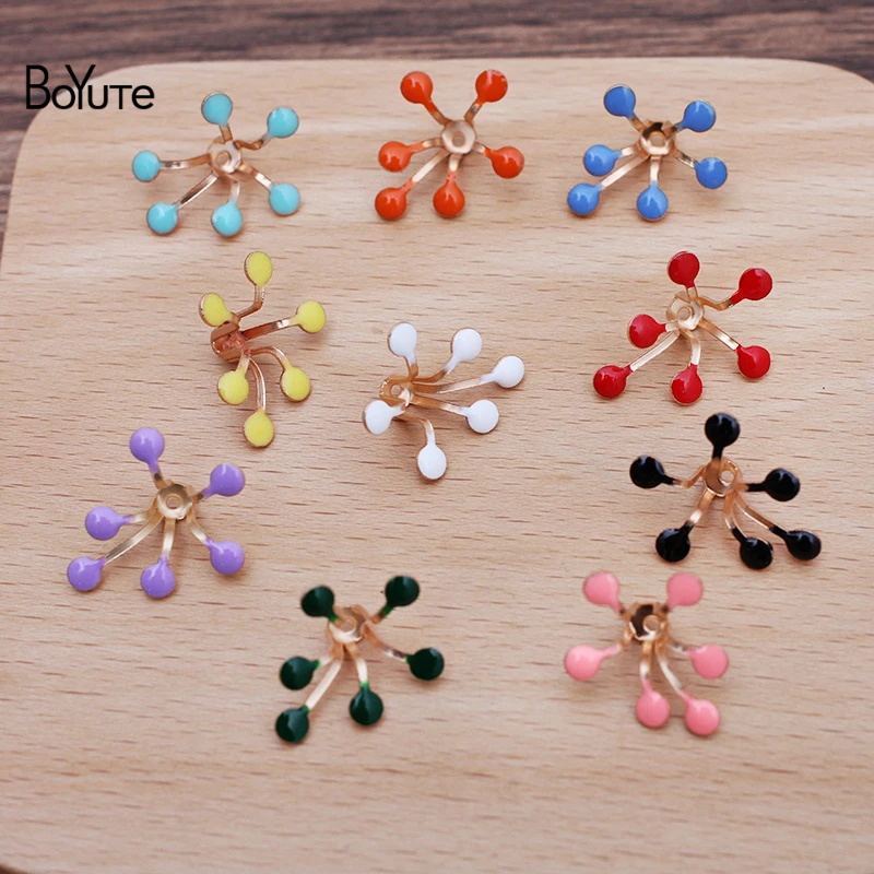 

BoYuTe (50 шт./лот) 8*17 мм металлическое железная капельная масляная пестик Цветочные материалы ручной работы Diy ювелирные аксессуары