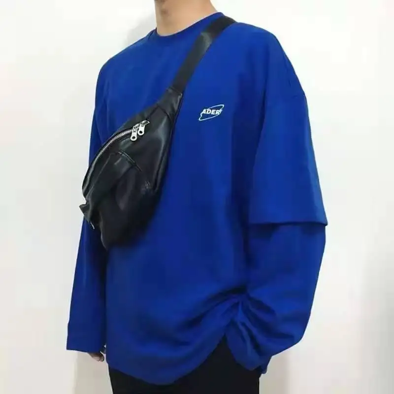 

Oversized Hoodie Men Women Ader Error Lrregular Stitches Pullover High Quality Double Sleeves Crewneck Sweatshirt