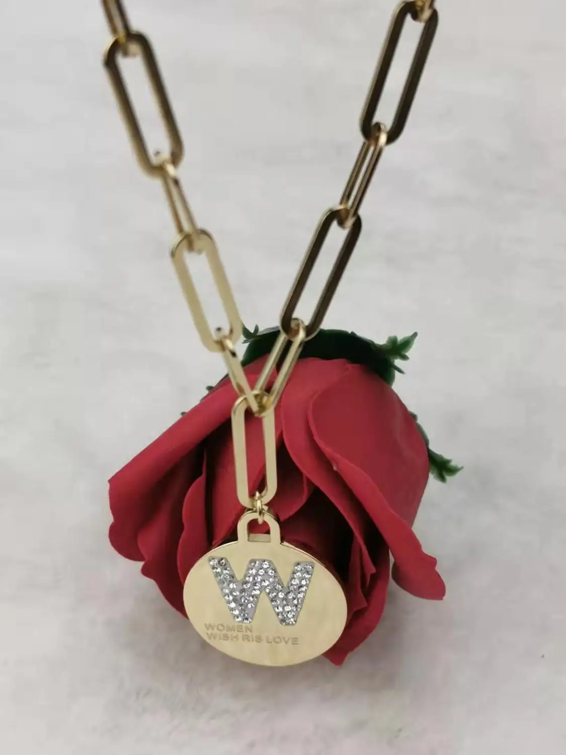 

fashion jewelry steel necklace