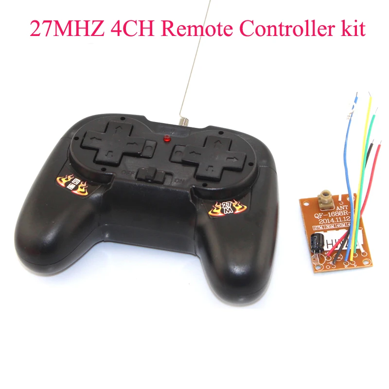 1 комплект DIY RC модель автомобиля аксессуары 4CH 27 МГц пульт дистанционного