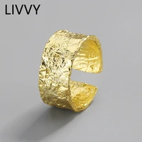 livvy prevent allergy silver color wedding rings new creative geometric handmade anillo accessories jewelry gifts trend