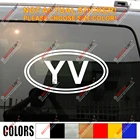 YV Венесуэла овальная страна код Наклейка автомобиль винил фотография bkgrd