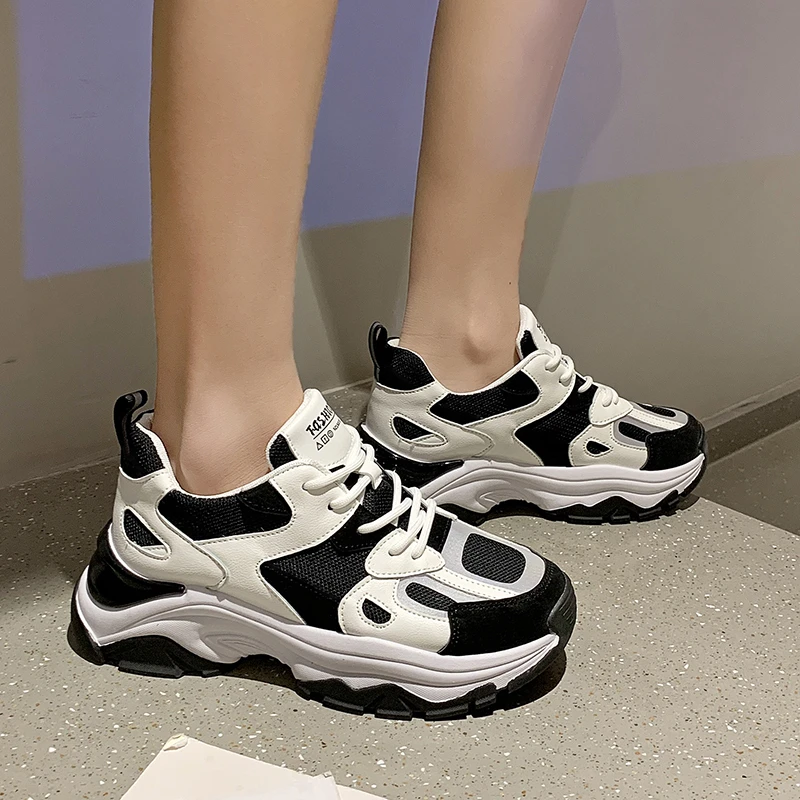 

Daddy shoes women's autumn new shoes mesh tide ins sports and leisure women's shoes