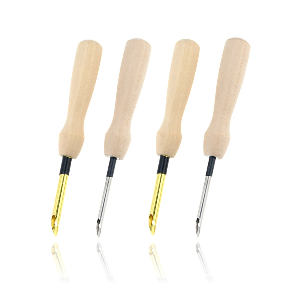 1 шт. вязанная ручка для вышивки деревянная ткацкое шитье валяния Ремесло