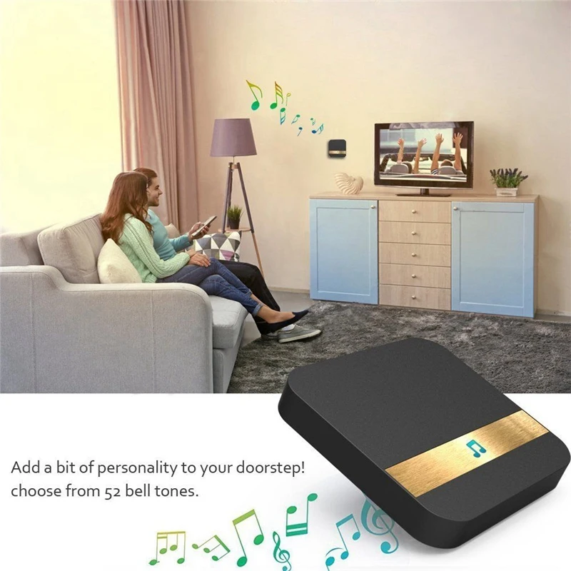 Дистанционный беспроводной дверной звонок 300 м дальний автоматический Звонок