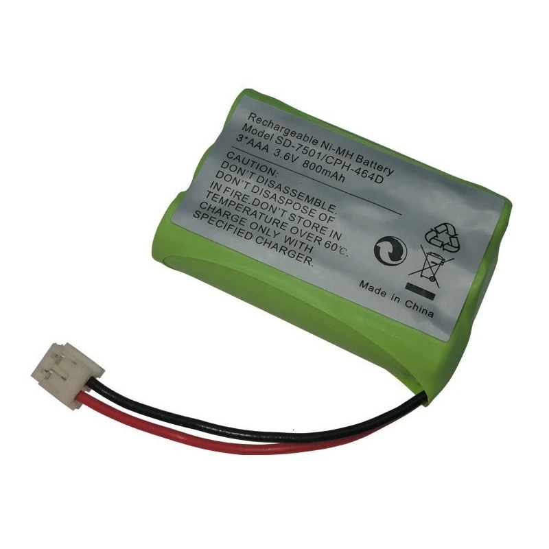 3,6 В 800 мАч NiMH аккумуляторная батарея для Motorola SD-7501 V-Tech 89-1323-00-00 AT& T Lucent 27910 CPH-464D беспроводной домашний телефон - Цвет: Золотой