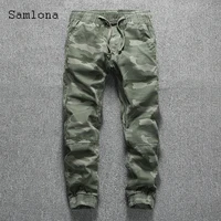 samlona men sexy jeans denim pants cargo trouser mens clothes fashion 2021 european and american style camouflage demin pantalon