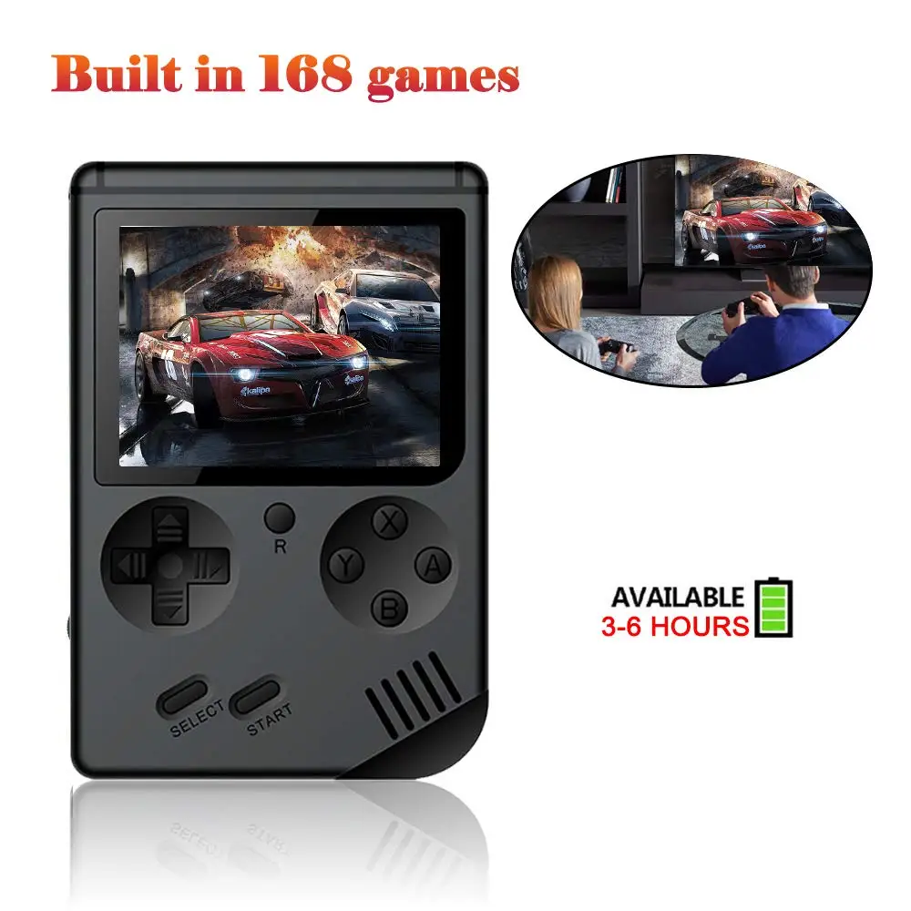 Портативная мини Консоль Game Boy 8 бит 400/168 игр ностальгическая Игровая приставка