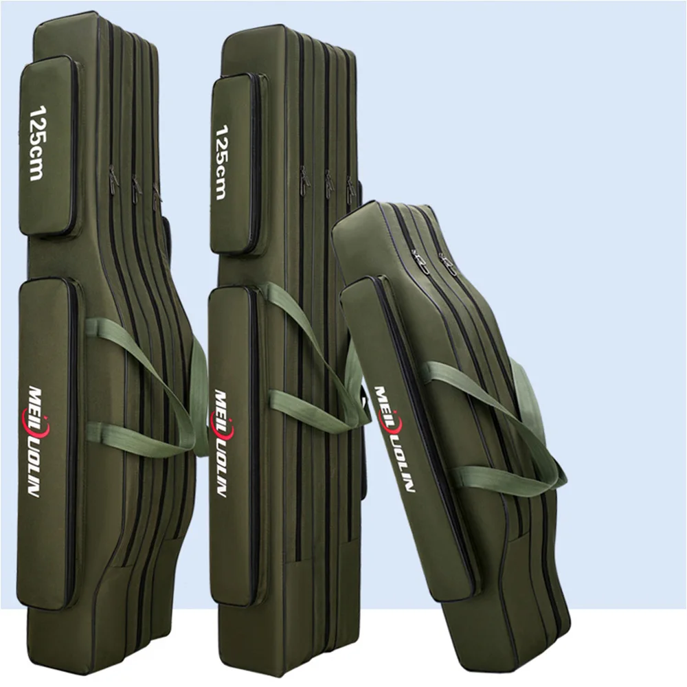 Многофункциональная 2/3 слойная Рыболовная Сумка удочка переноска Оксфорд