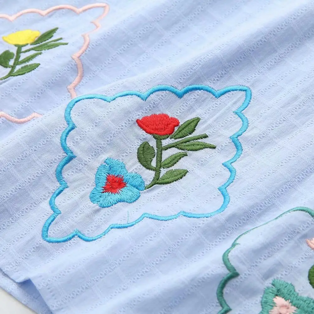 

Plus size dobby cotton embroidery short sleeve O neck tshirts 2020 new summer casual ladies soft t shirts female tops t-shirts