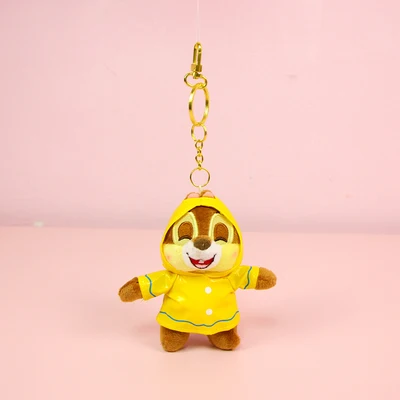 Плащ Микки Минни Маргаритка утка стежка Ангел Chipmunk Медведь Мини Плюшевые брелоки детские мягкие игрушки для детей Подарки 12 см - Цвет: Светло-зеленый