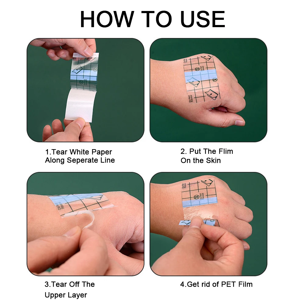 5 м 10 Водонепроницаемая Защитная лечебная пленка для татуировок послеухода