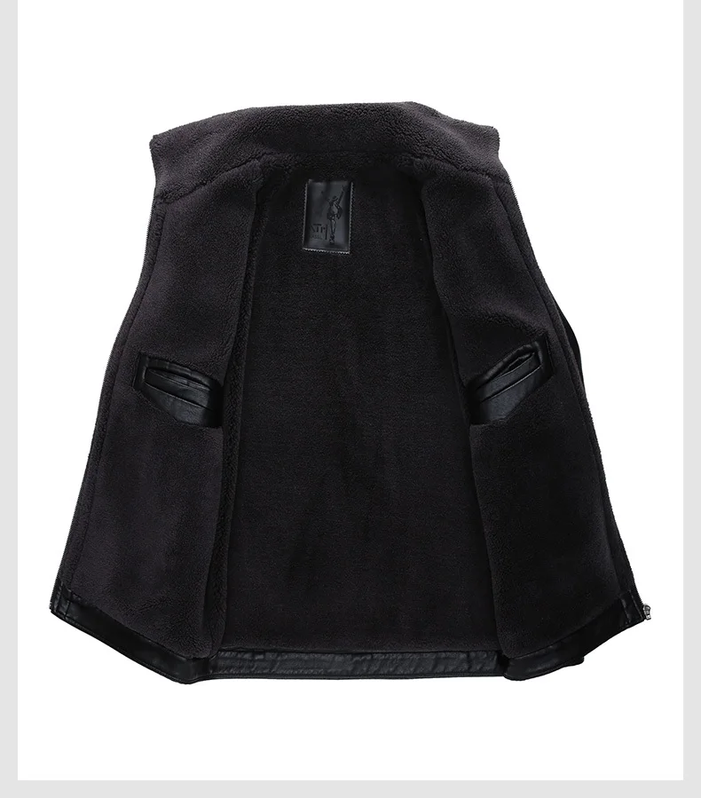 Новинка, Молодежная мужская куртка XXXL, натуральная, зимняя, искусственный мех, овчина, пальто для мужчин, куртка с отложным воротником, натуральная кожа, куртка