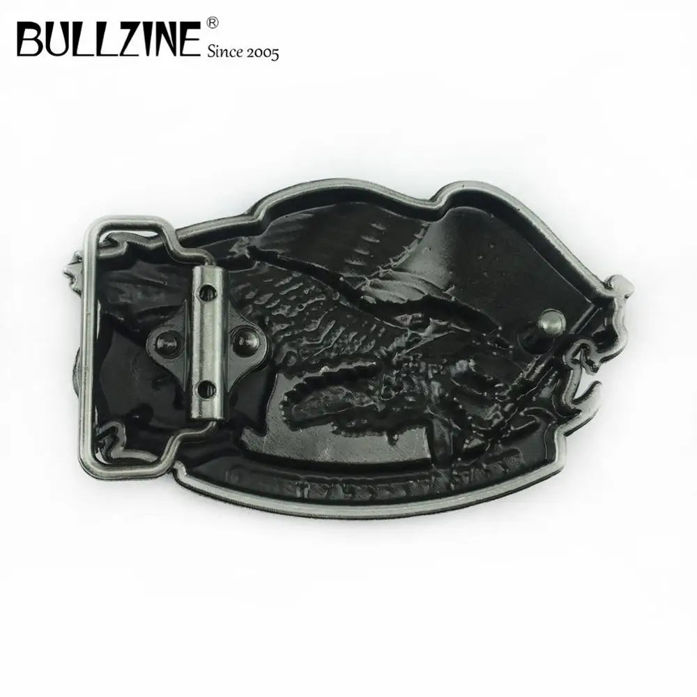 Bullzine оптовая продажа цинковый сплав пряжка пожарного отдела Оловянная отделка FP