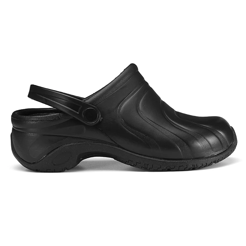 

AtreGo Women Hotel Kitchen Nurse Rubber Non-slip Chef Shoes Casual Flat Work Shoes Breathable Oil Resistant Cook Working Shoes