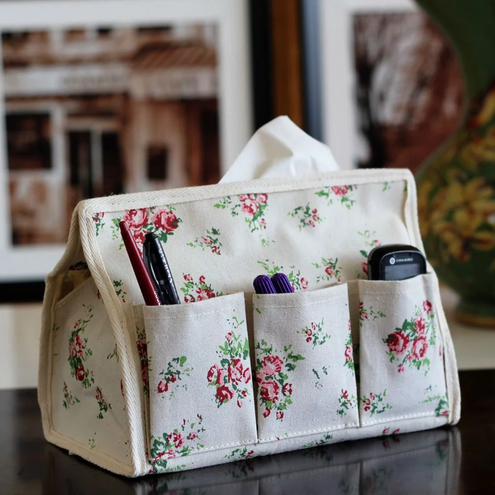 6 Карманный стол ресторан настольный автомобиль бумажные органайзеры льняная