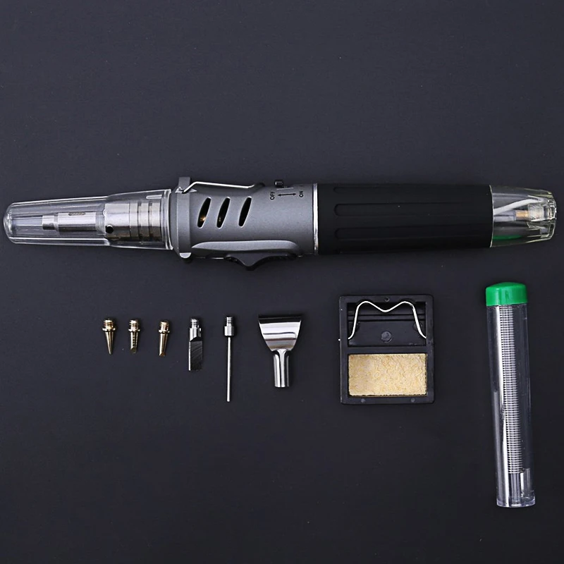 Портативный комплект газового паяльника с электронным зажиганием сварофонарь