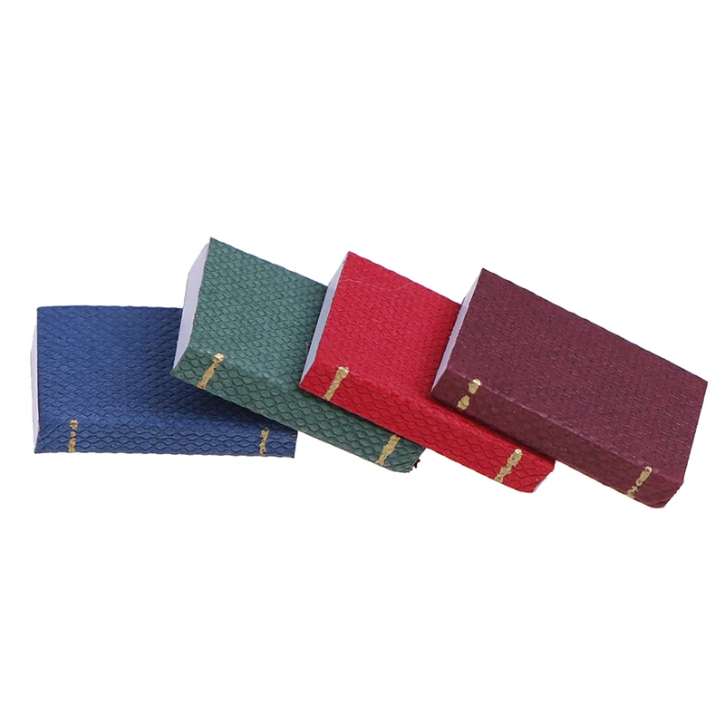 

4pcs/set 1/12 Dollhouse Miniature Mini Books Model Furniture Toy For Baby Children Accessories