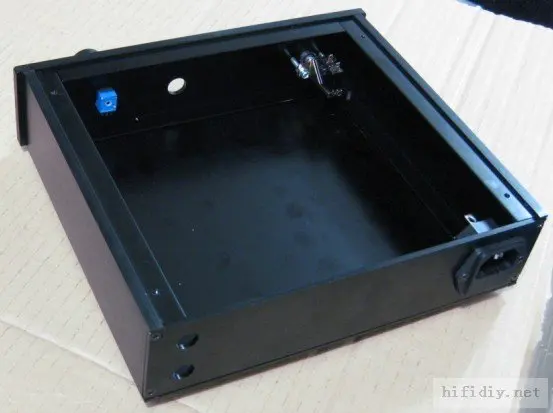 BZ2205 черный алюминиевый корпус усилителя для наушников мини чехол мощности DIY