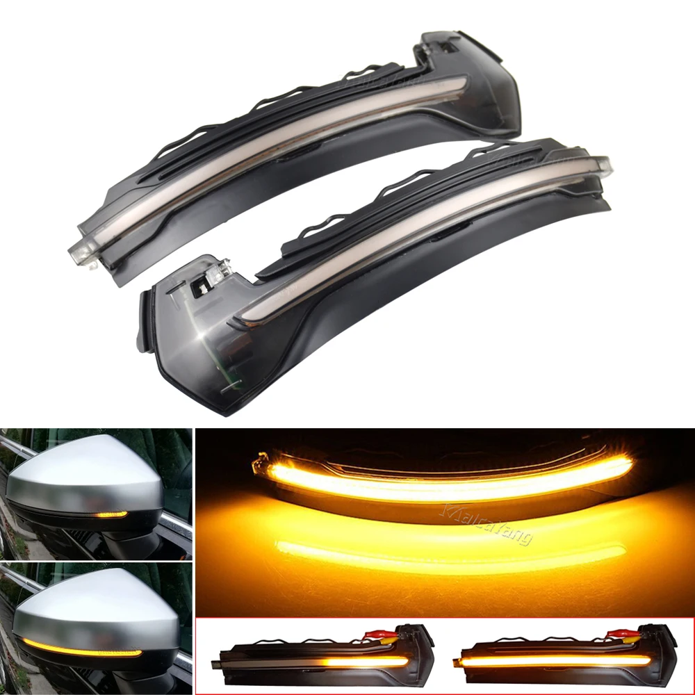 

For Audi A3 8V S3 RS3 2013 2014 2015 2016 2017 2018 LED Dynamic Turn Signal Light Flasher Flowing Water Blinker Flashing Light