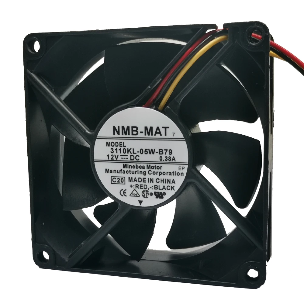 Новый оригинальный бренд NMB 3110kl-04w-b79 DC12V 0.38a Коммутатор Cisco трехпроводный