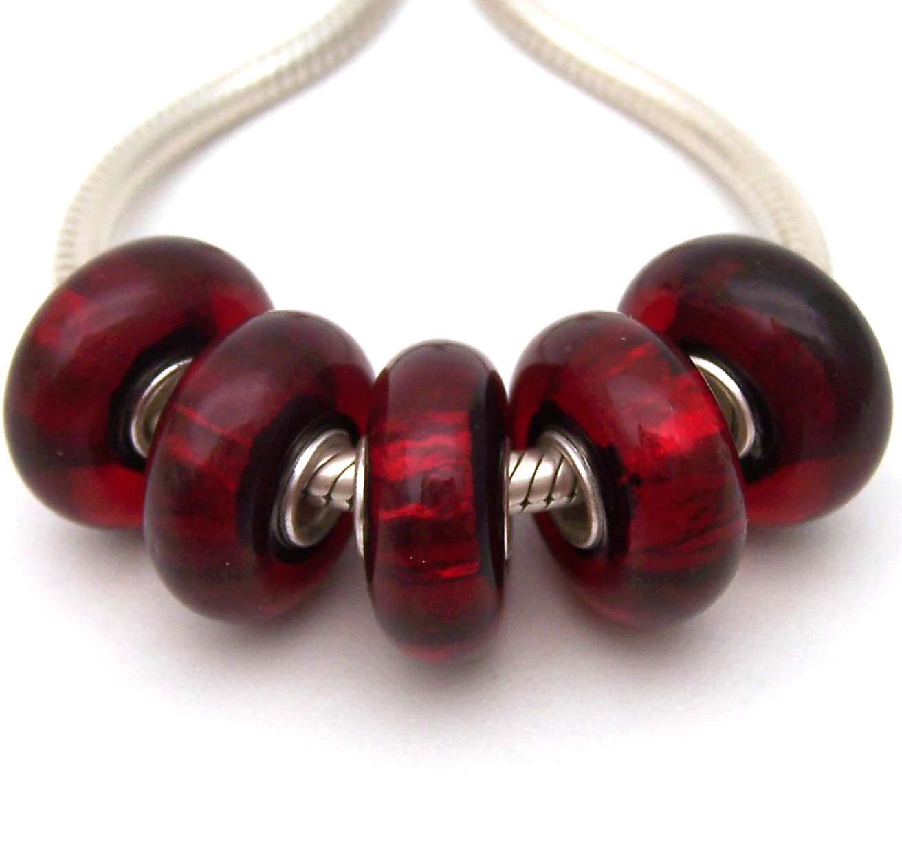 

Бусины JGWGT из муранского стекла, 2362, 5X, 100%, из серебра пробы