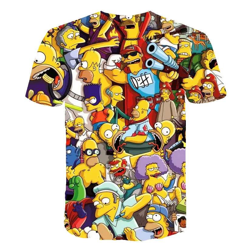 

Fashion 3D Print Tops 2021 Latest Men personality Cartoon The Elegant Pattern T-shirt Summer New Casual Breathable Men Tops tee
