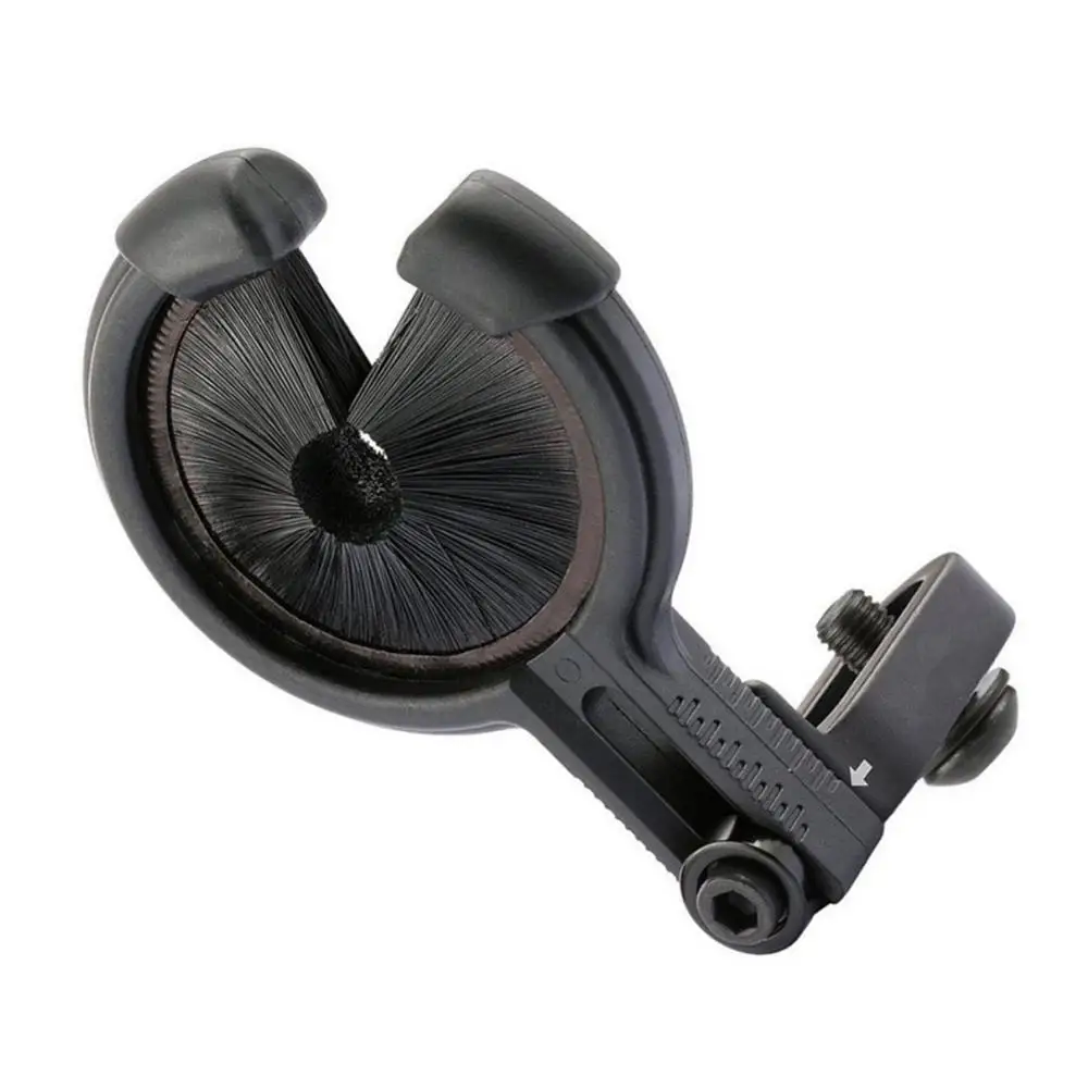 

Bow Rest Archery Arrow Compound Bow Rest Left Right Set Round Hand Brush Screw Bristle Arrow Stand on For Arrow Maintenance