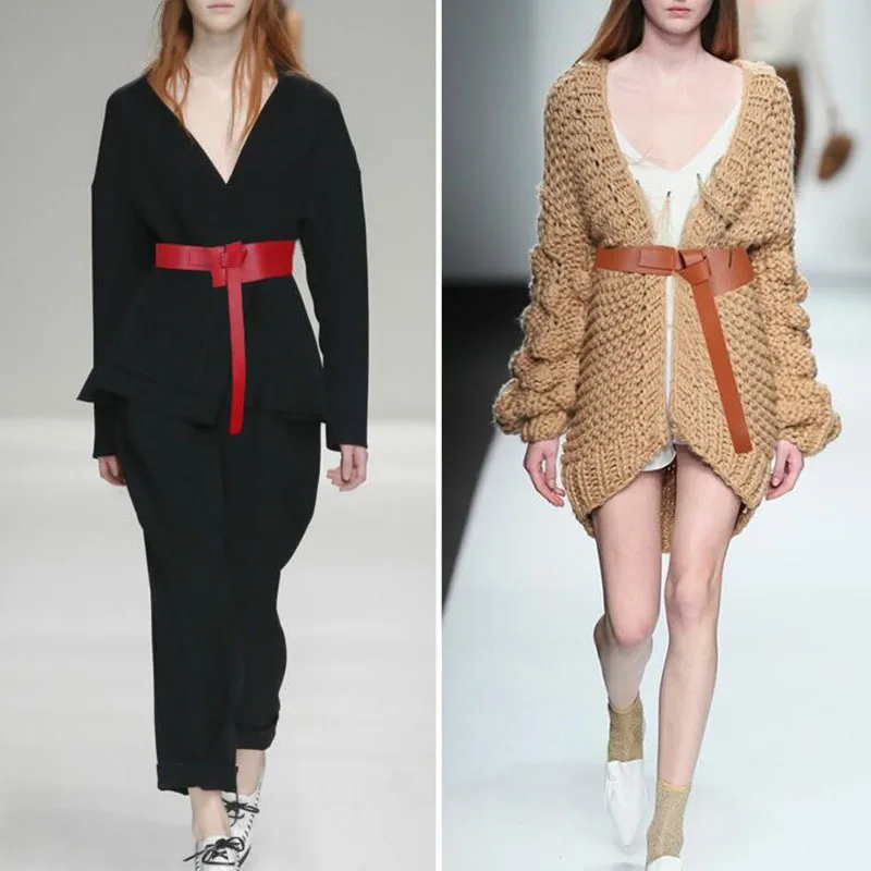 Роскошный дизайн женский пояс модный широкий корсет кожаный Пояс из