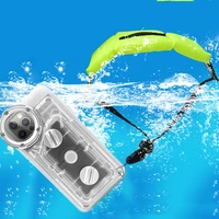 waterproof phone case for apple iphone 11 12 pro max depth diving underwater swimming ip68 sealed cover tpu floating swim bag