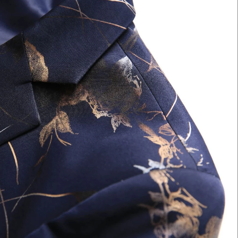 

Fashion Flower Suit Men Jacket Size S M L XL XXL 5XL 6XL Slim Fit Men Blazer Coat 2019 New Popular Mens Leisure Suit Jacket