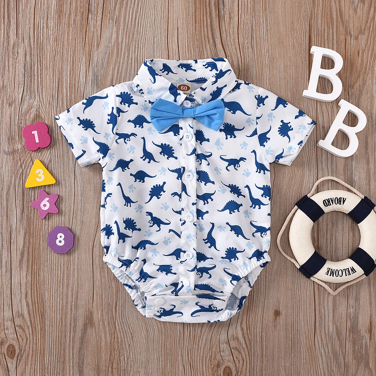 

Fashion Dinosaur Infant Baby Girls Jumpsuit Newborn Kids Clothing Toddler Children Bodysuit Summer Outfit Boys Cotton T-Shirt