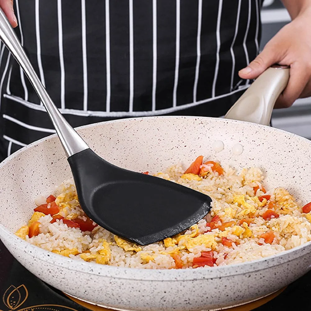 6 шт. с отверстиями антипригарный дуршлаг длинная ручка лопатка кухонная посуда
