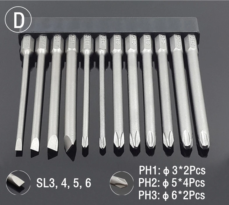 10 шт. магнитный держатель для отверток шестигранные Отвертки Phillips Torx|Отвертка| |