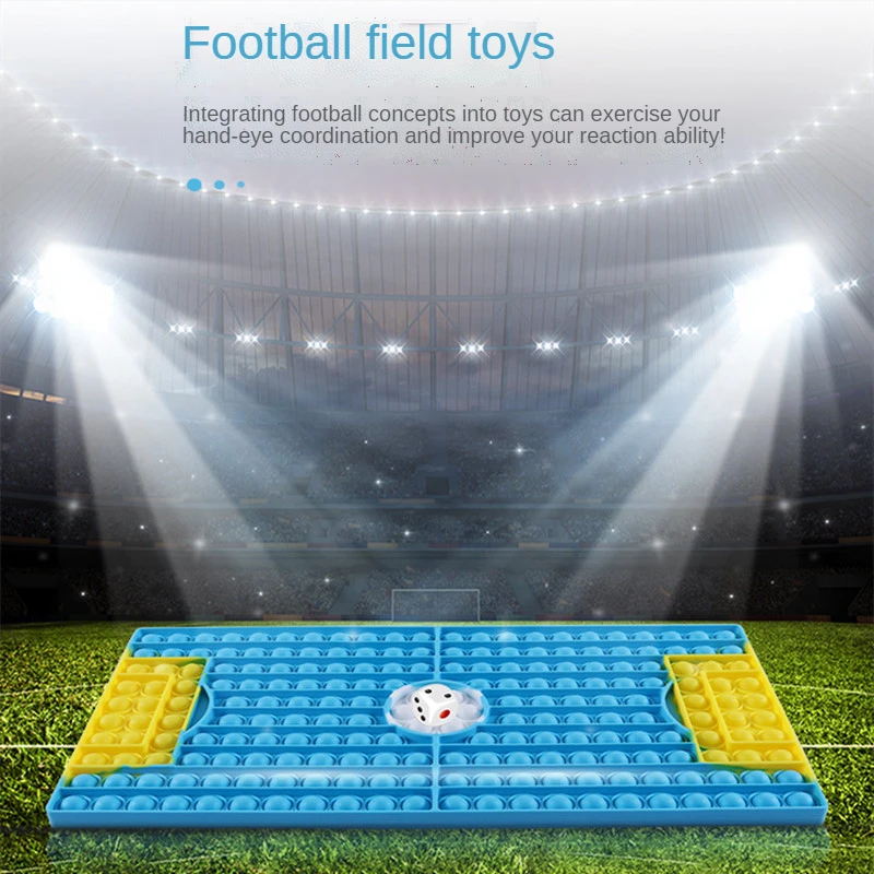 

Pop It Fidget Stress Rainbow Bubble Music Football Field Chessboard Push Antistress Adults Children Sensory Toys Relieve Autism