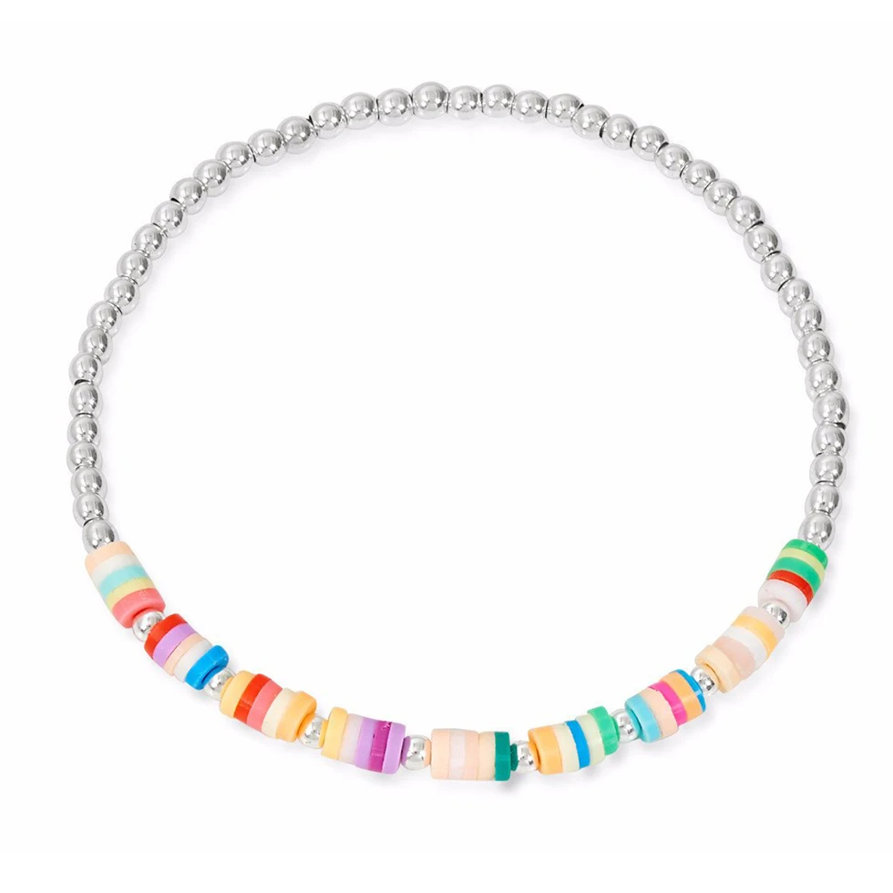 bracelet Lohri кристалл натуральный камень стекло браслет из бисера натуральный настоящий четырехлистный клевер талисманы браслет подарок на удачу браслеты для женщин - Окраска металла: bracelet