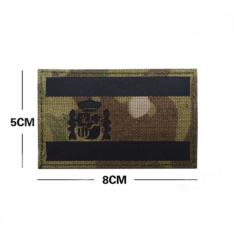 Европейские страны инфракрасный отражатель патч Испания Франция Германия Флаг